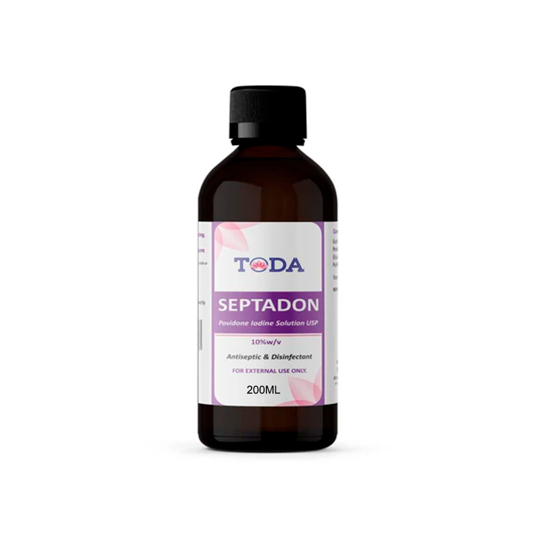 Toda Septadon Povidine Iodine Solution 200Ml product available at family pharmacy online buy now at qatar doha