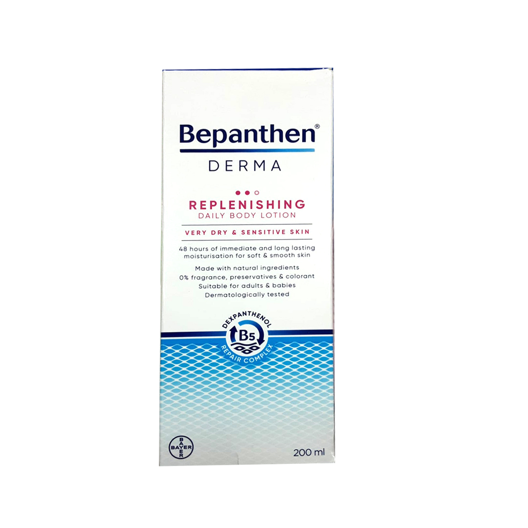 Bepanthen Derma Replenishing Daily Body Lotion 200ml product available at family pharmacy online buy now at qatar doha