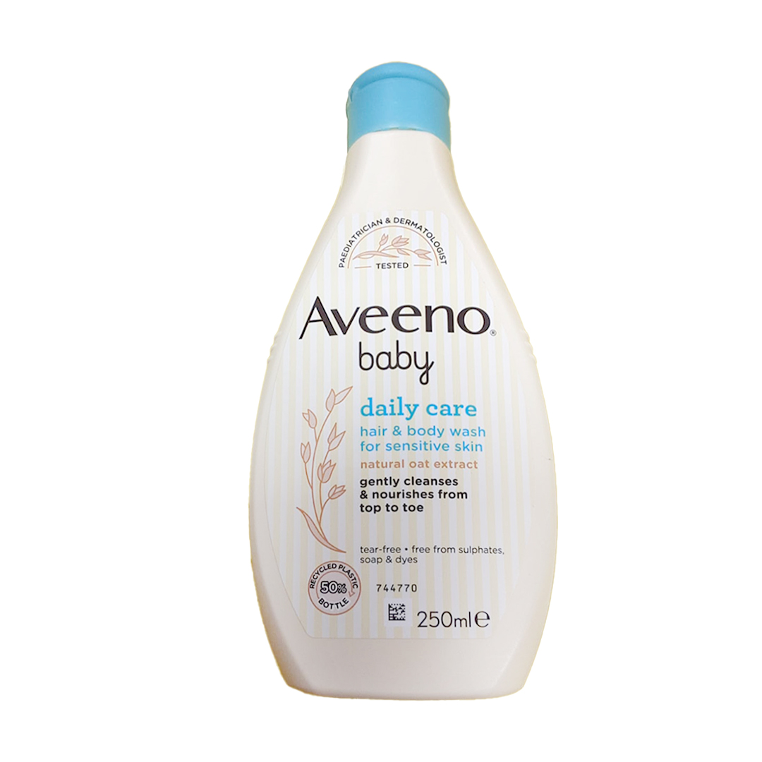 buy online Aveeno Baby Hair & Body Wash 250ml 1  Qatar Doha