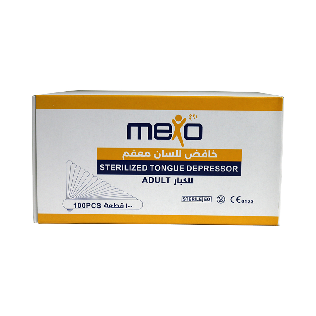 Mexo Tongue Depressor (sterile) Adult 100.s-trustlab product available at family pharmacy online buy now at qatar doha