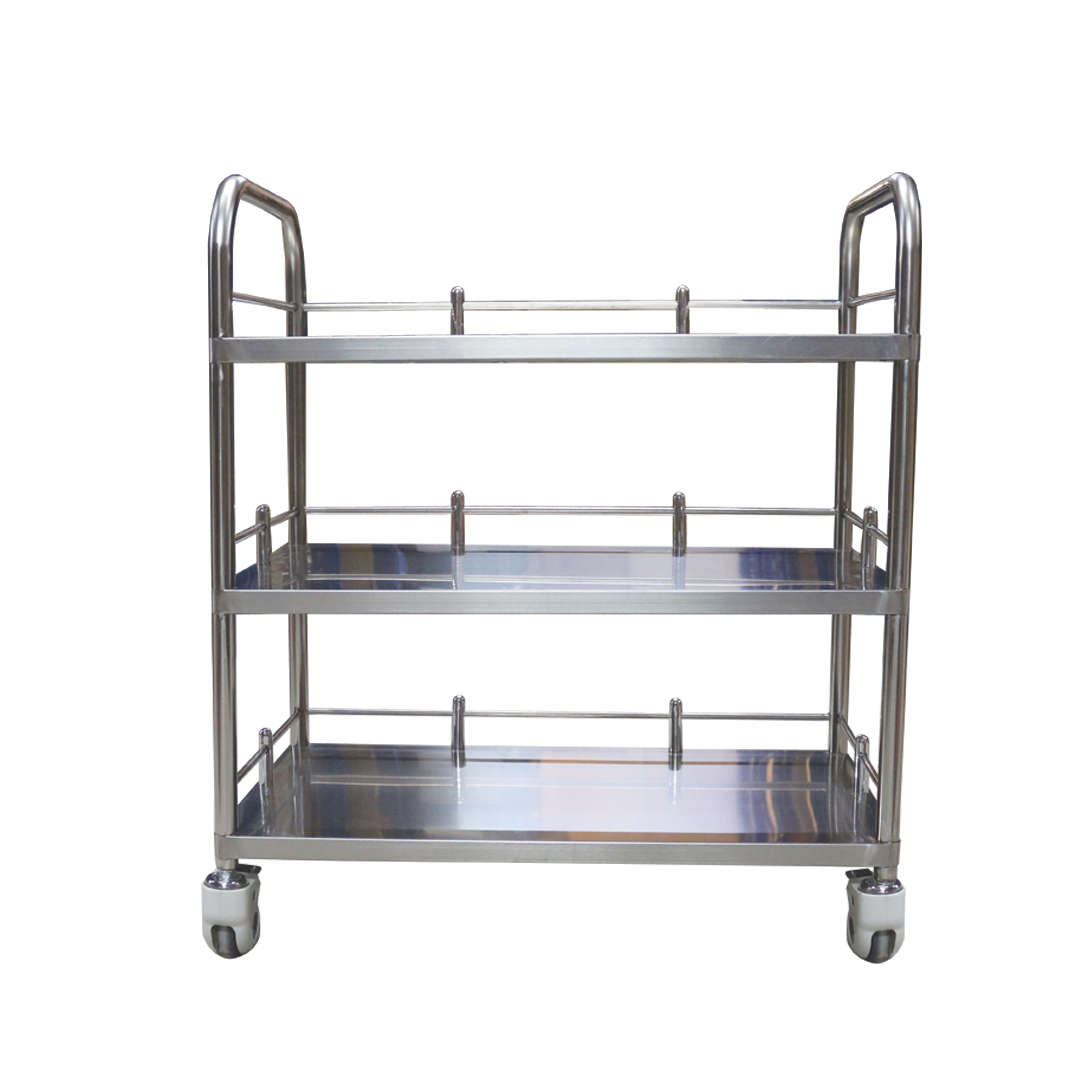 Mexo Trolley-201(3 Shelf-s/s)(735*450*850mm)-trustlab product available at family pharmacy online buy now at qatar doha