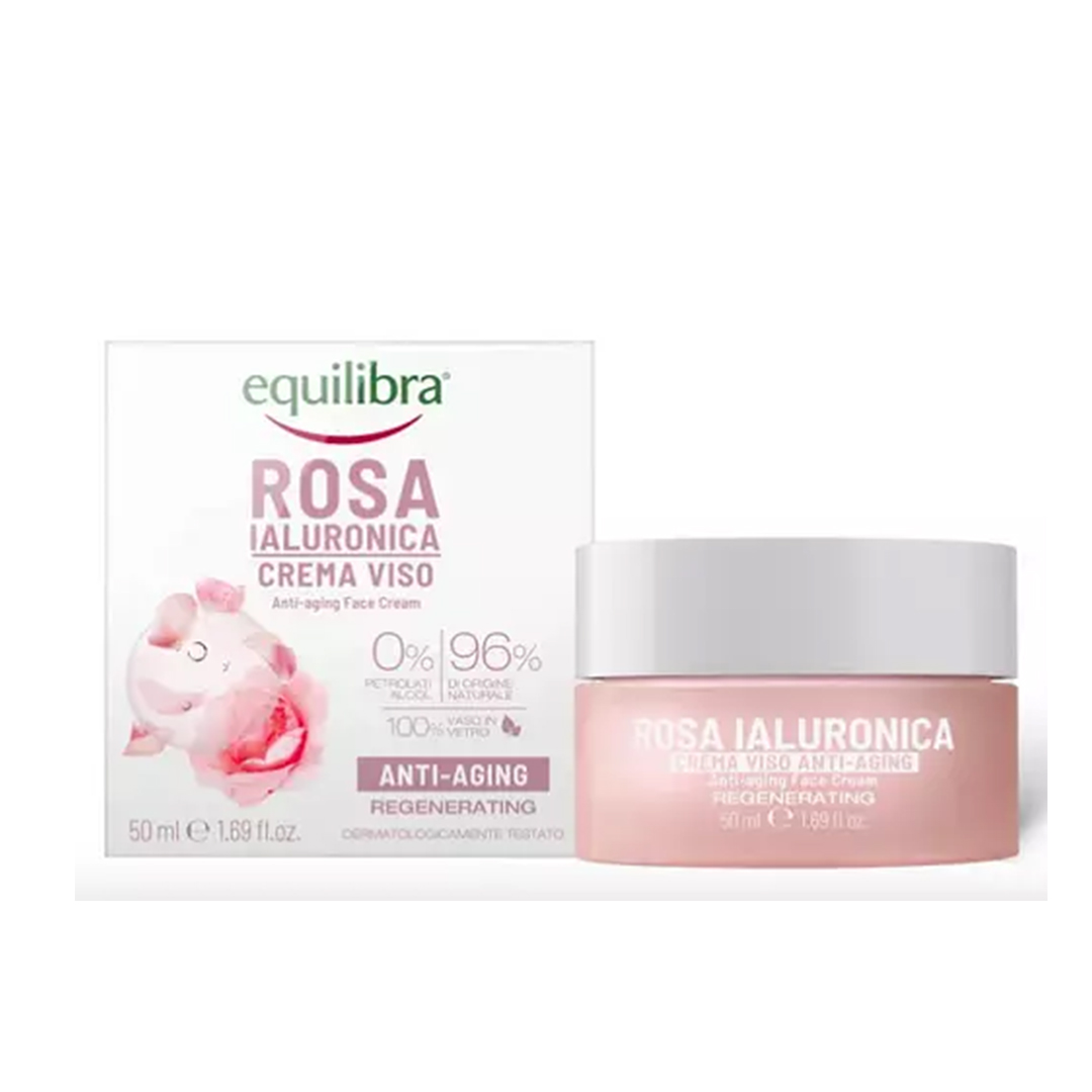 buy online EQUILIBRA  HYALURONIC ROSE SMOOTHING FACE CREAM 30ML 1  Qatar Doha