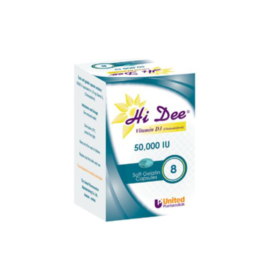 buy online Hi Dee  Vit D3 (50000 Iu) Soft Gel Capsule 8'S-Offer 1  Qatar Doha