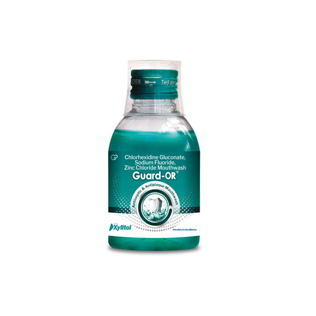 GUARD OR (CHLORHEXIDINE ) MOUTH WASH 100ML- GLOBAL HEALTH- OFFER product available at family pharmacy online buy now at qatar doha