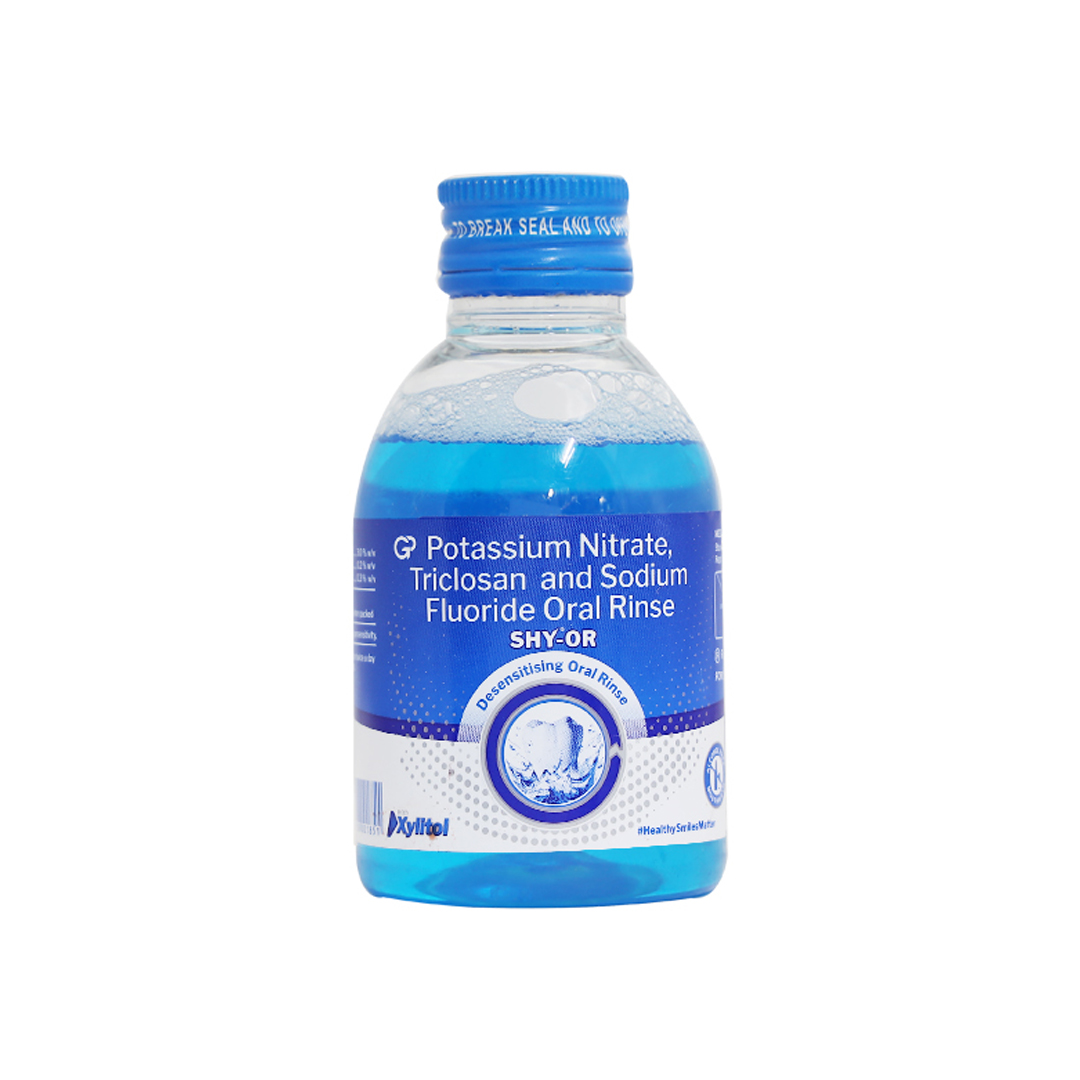 SHY OR (POTASSIUM NITRATE ) MOUTH WASH 100ML-GLOBAL HEALTH-OFFER product available at family pharmacy online buy now at qatar doha