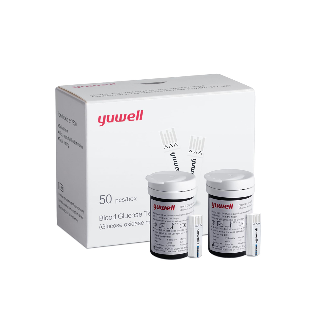 Yuwell Blood Glucose Test Strips (y330) 2 X 25.s product available at family pharmacy online buy now at qatar doha