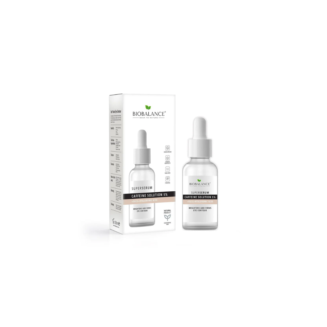 Biobalance Caffeine Solution 5% Super Serum -30ml product available at family pharmacy online buy now at qatar doha