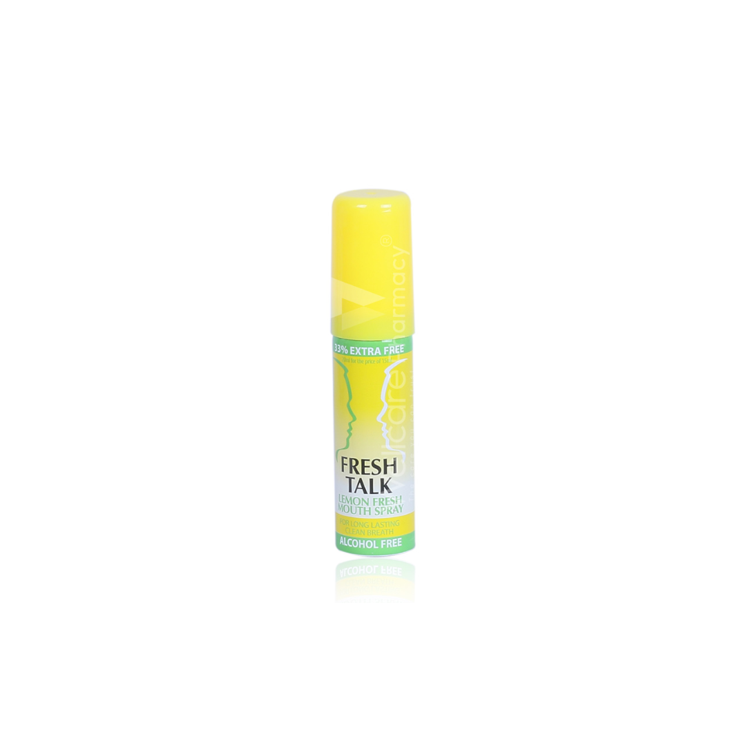 Fresh Talk Mouth Spray 20Ml Lemon product available at family pharmacy online buy now at qatar doha