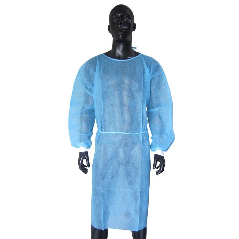 Isolation Gown Medical (120 X140Cm)10'S (Blue)-Mx-Lrd Available at Online Family Pharmacy Qatar Doha