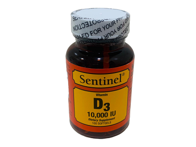 buy online Vitamin D3 10000Iu Softgels 100'S   Qatar Doha