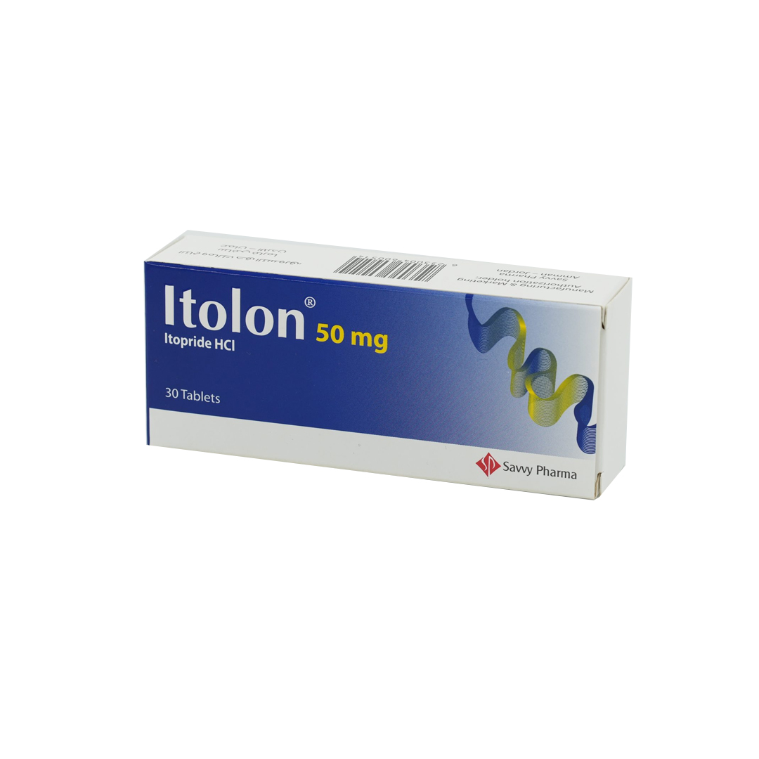 ITOLON 50 MG TABLET 30'S Available at Online Family Pharmacy Qatar Doha