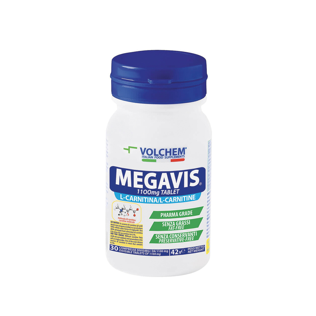 Megavis(l-carnitine) 1100mg Tablet 30.s #volchem product available at family pharmacy online buy now at qatar doha