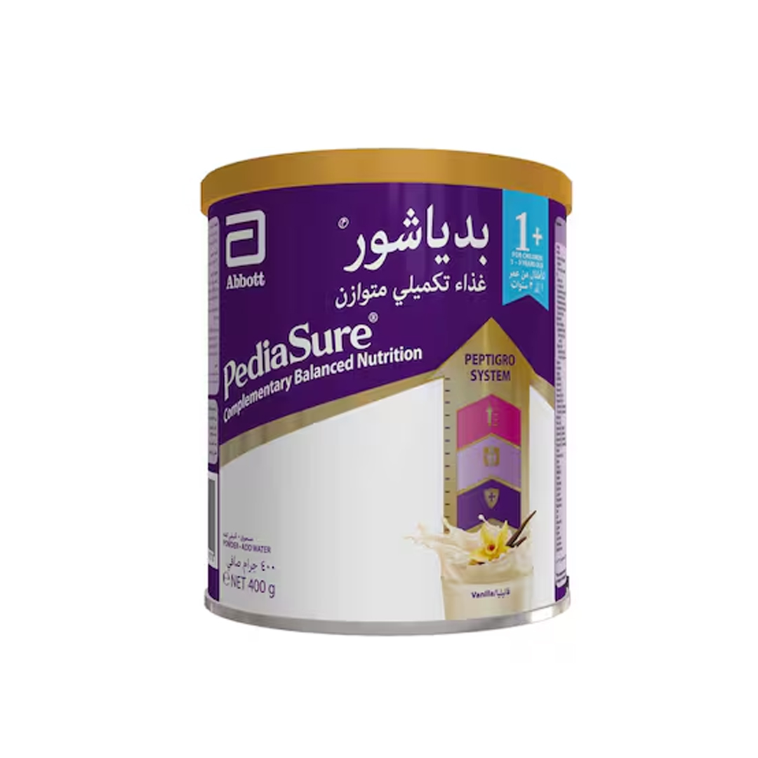 buy online PEDIASURE 1+ CBN( VANILLA] POWDER 400 1  Qatar Doha