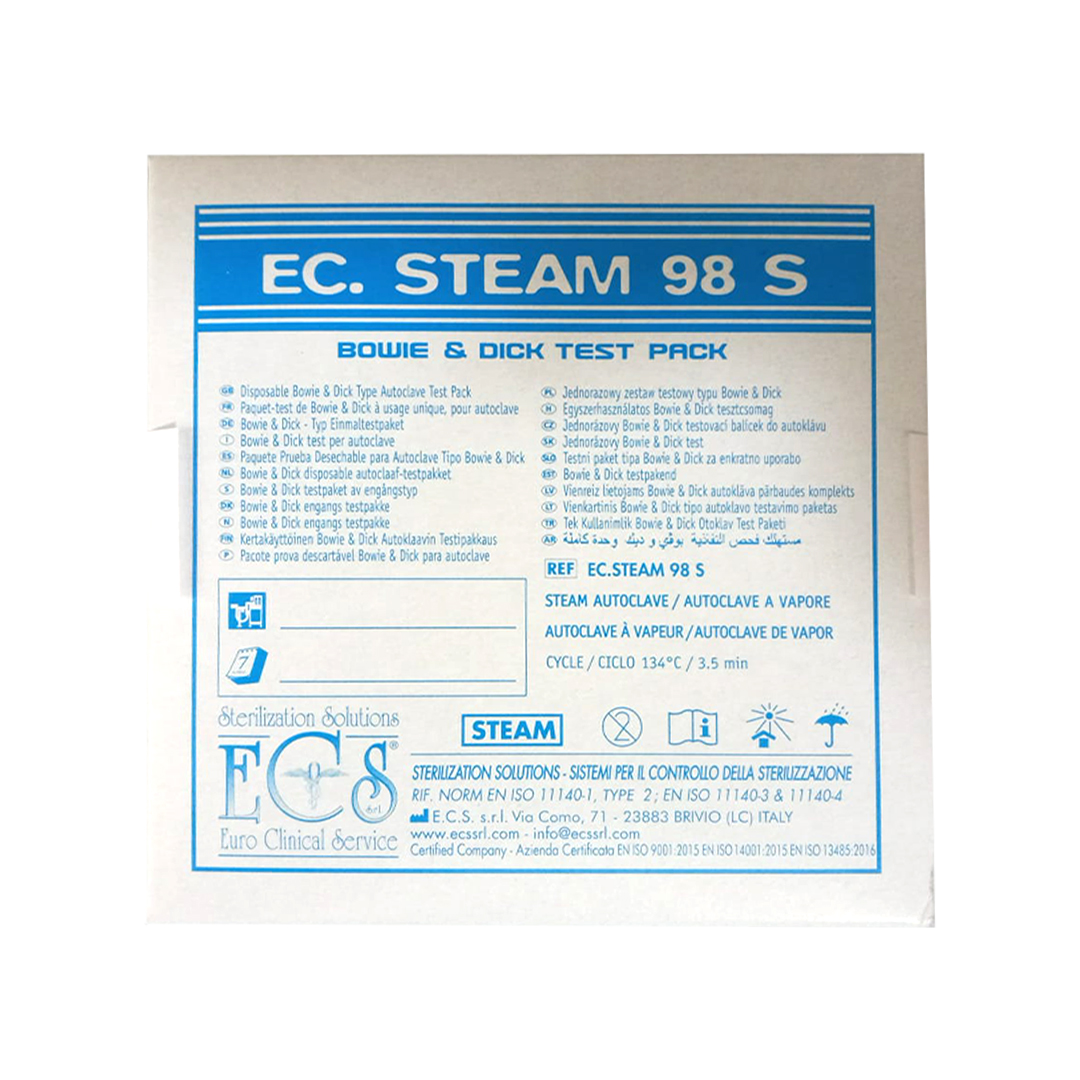 Bowie Dick Test Pack For Steam Strilization Ecs- Ec Steam 98 S#c03064 product available at family pharmacy online buy now at qatar doha