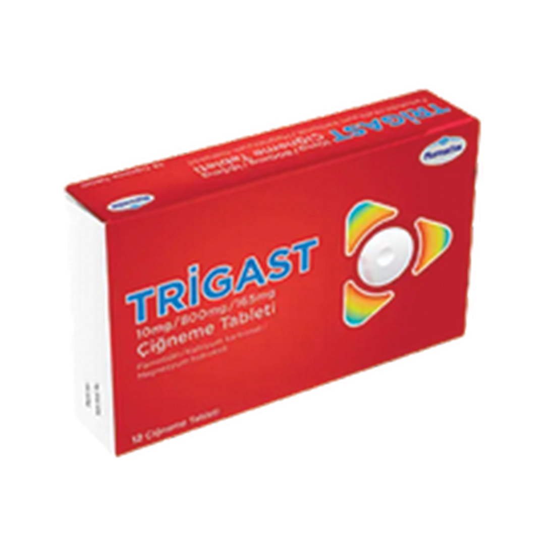 buy online Trigast 10Mg/800Mg/165Mg Chewable Tablets 6'S 1  Qatar Doha