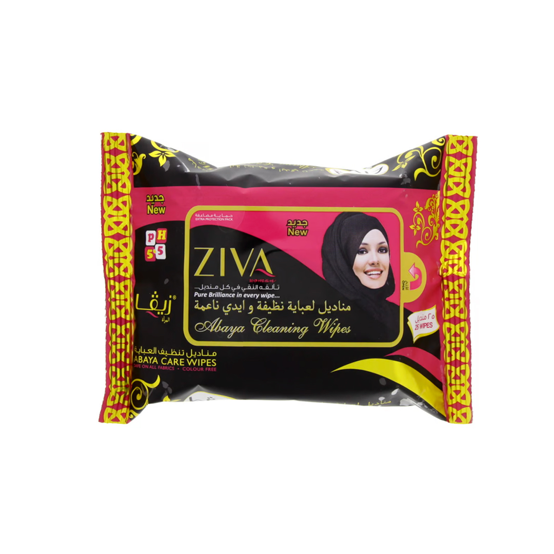 buy online ABAYA CLEANING WIPES 25'S # ZIVA 1  Qatar Doha