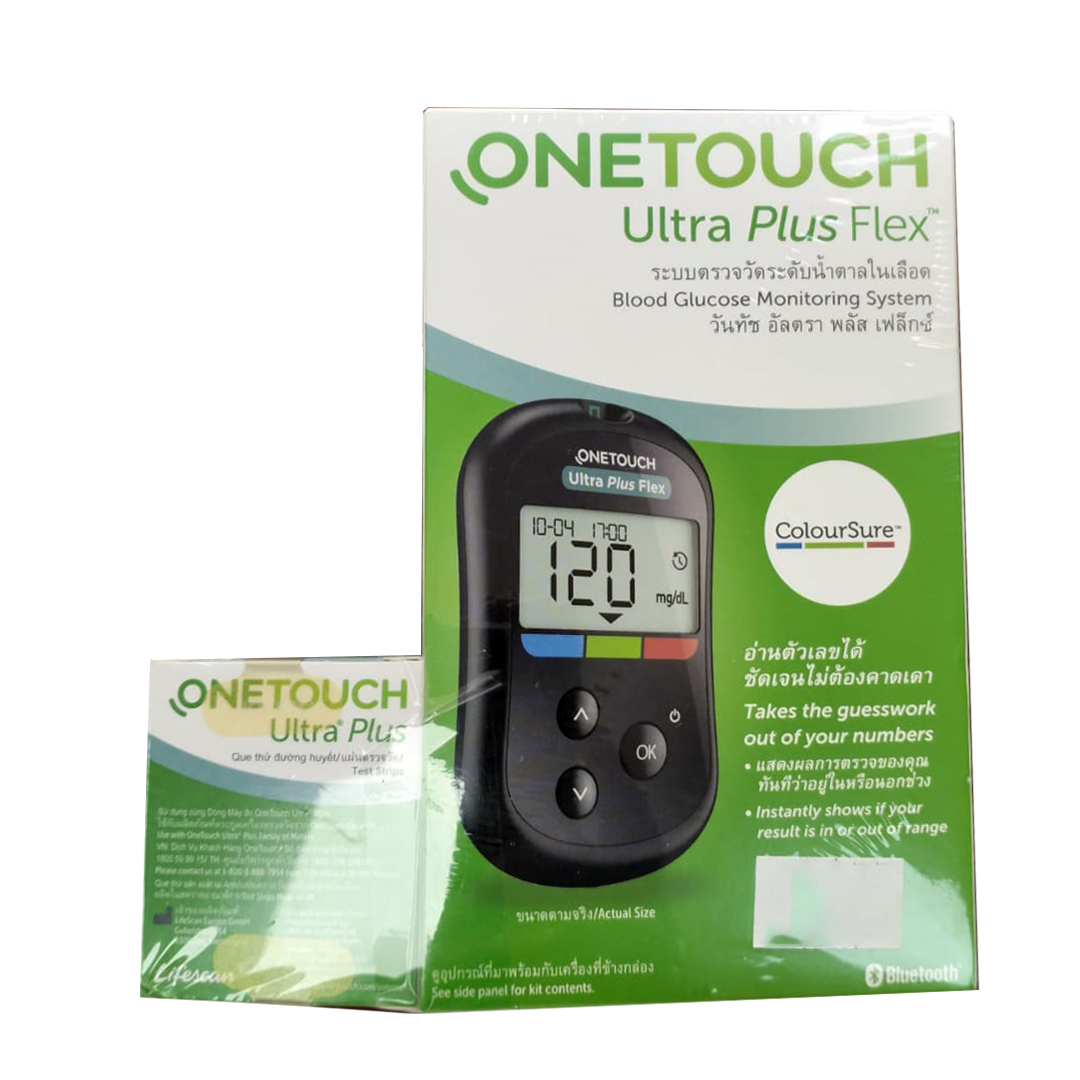 buy online One Touch Ultra Plus Machine + 1 Box Ultra Plus Strips(Offer) 1  Qatar Doha