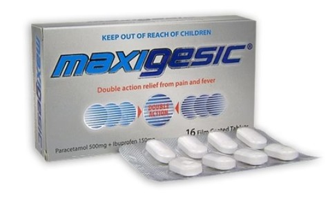 buy online MAXIGESIC (500MG/150MG) TABLETS -16'S 1  Qatar Doha