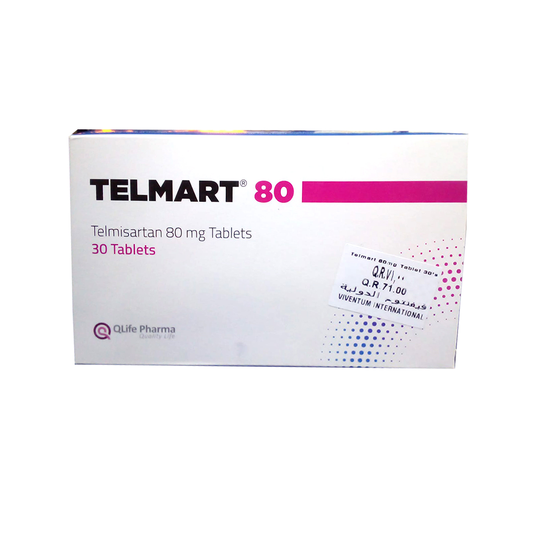 buy online Telmart 80 Mg Tablet 30'S 1  Qatar Doha