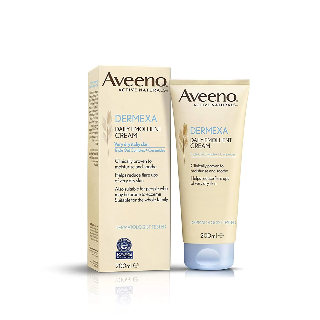 buy online Aveeno Dermexa Sooth Emoli Cream 200Ml   Qatar Doha