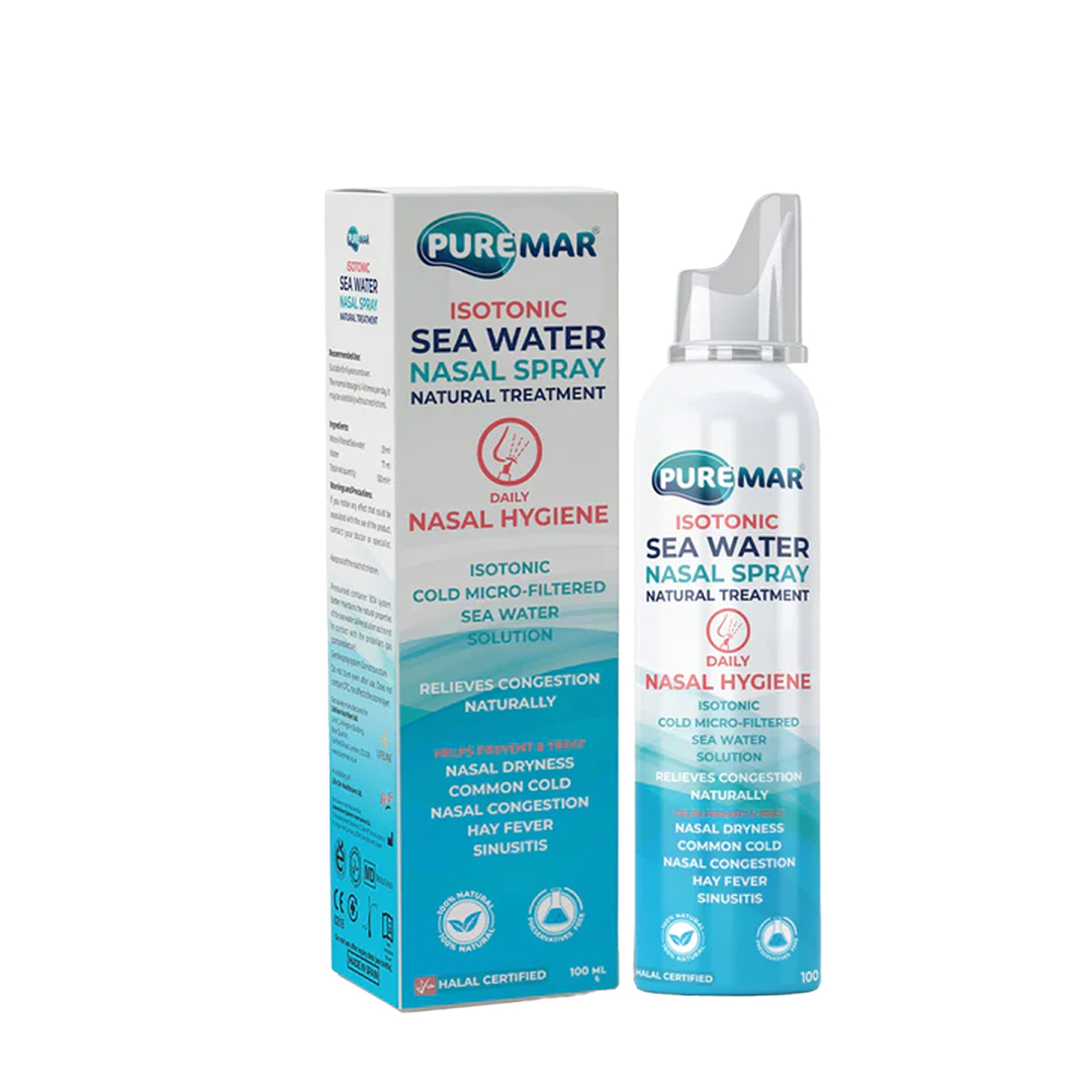 Puremar Isotonic Sea Water Nasal Spray 100Ml product available at family pharmacy online buy now at qatar doha