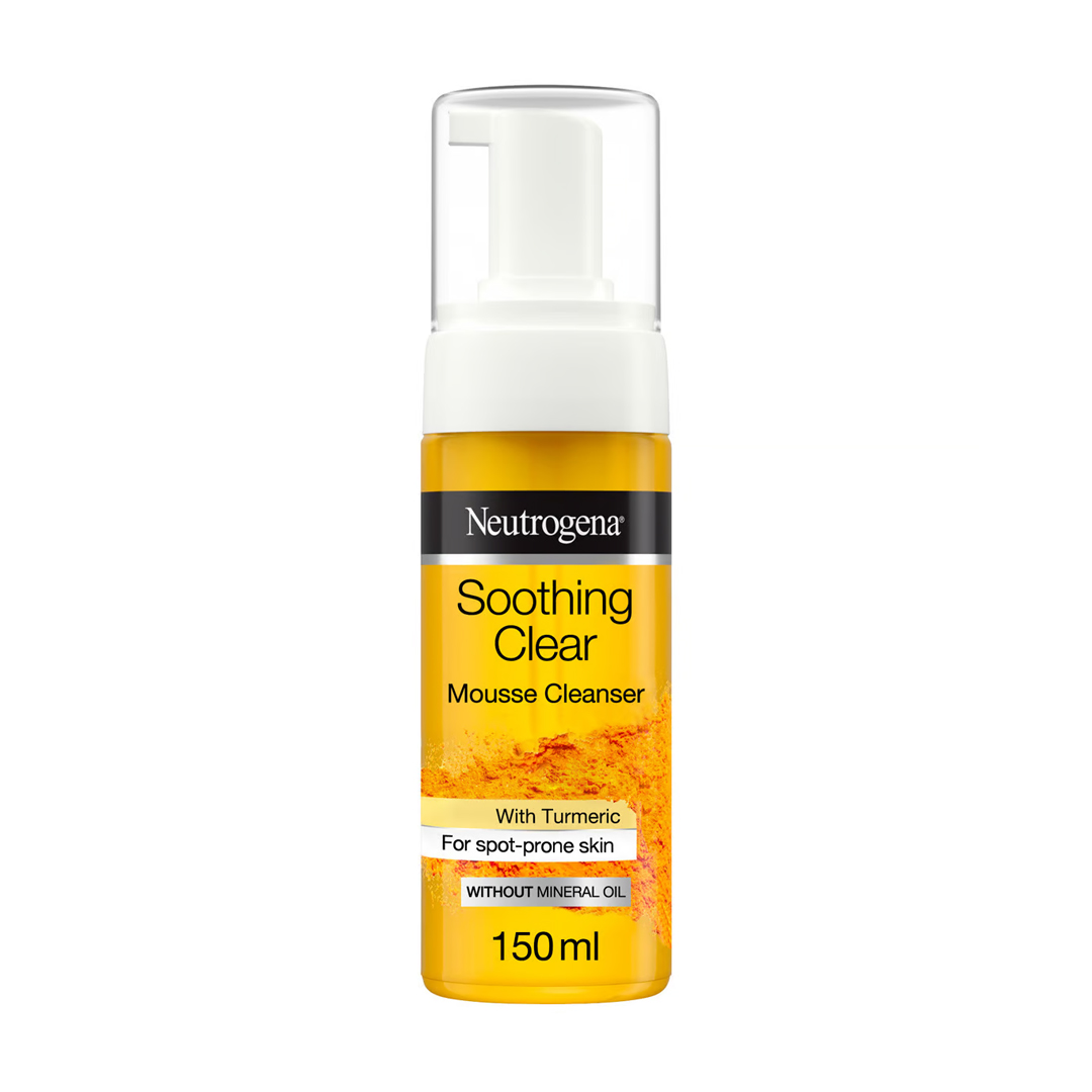 buy online Neutrogena Soothing Clear Mousse Cleanser 150Ml 1  Qatar Doha