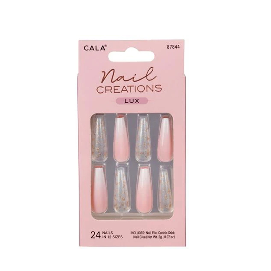 buy online Cala nail creations lux-long nails  24pc 1  Qatar Doha