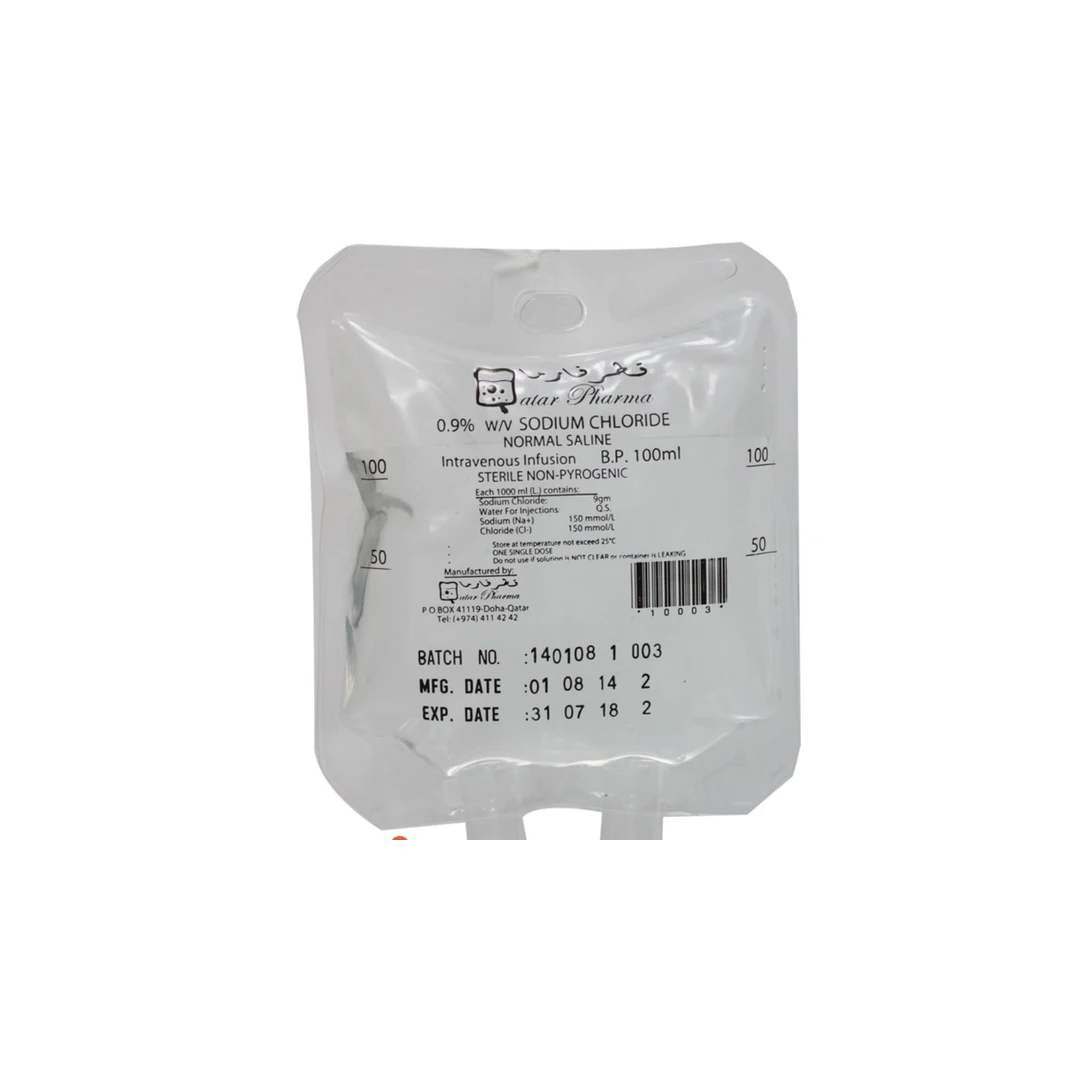 Normal Saline 0.9% Bag 250ml - Qatar Pharma product available at family pharmacy online buy now at qatar doha