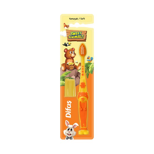 Toothbrush Child [Sweet Animals] 1'S - Difas product available at family pharmacy online buy now at qatar doha