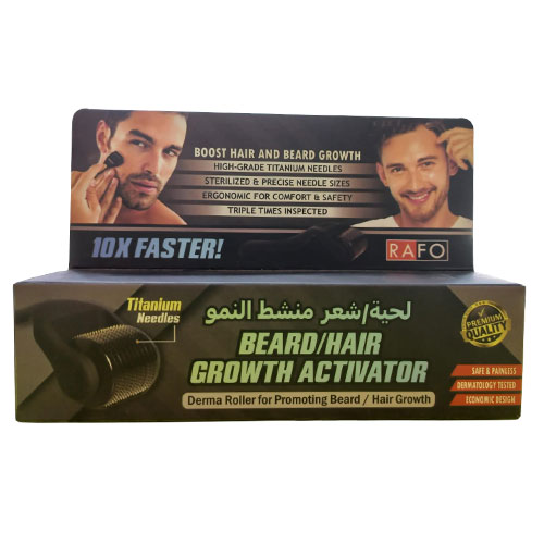 Rafo Beard/hair Growth Activator Premium Titanium Needle(0.50mm) product available at family pharmacy online buy now at qatar doha