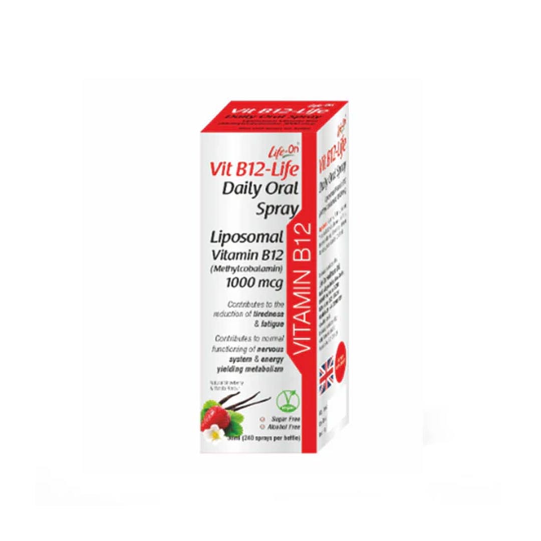 buy online life on liposomal vitamin b12 oral spray 30ml 1  Qatar Doha