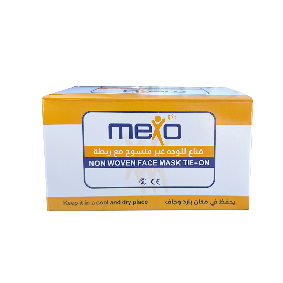 Mexo Face Mask Surgical (TIE ON) 50.s -trustlab Available at Online Family Pharmacy Qatar Doha