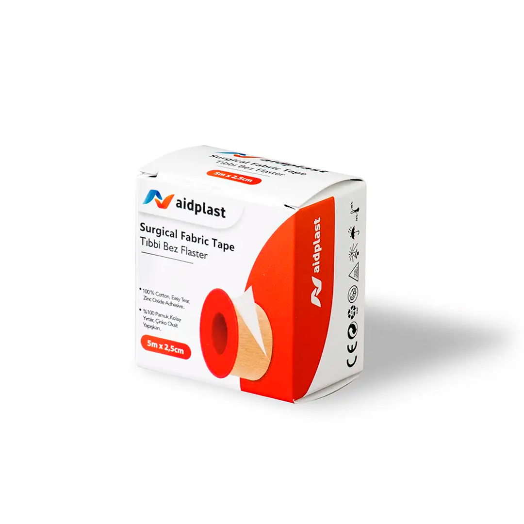 buy online Aidplast Surgical Fabric Tape 5M X 1.25Cm 1  Qatar Doha