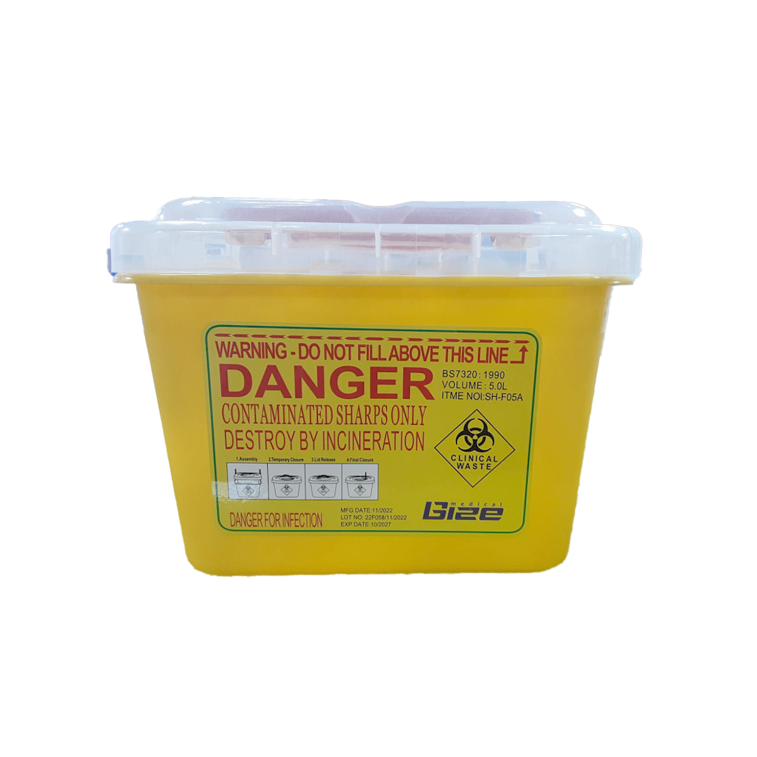 Sharp Container 5 L Sh-40081 Yellow [Mx-Lrd] product available at family pharmacy online buy now at qatar doha