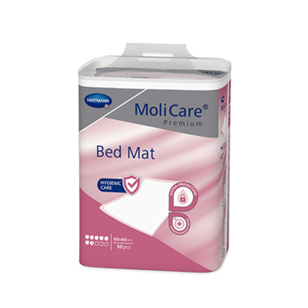 buy online MOLICARE SINGLE USE BED MAT 60X60 CM 30'S 30.s  Qatar Doha