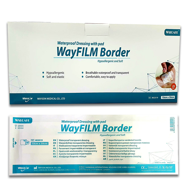 buy online Adhesive Dressing With Pad Water Proof - Waycare 10x30 Cm #802019  Qatar Doha