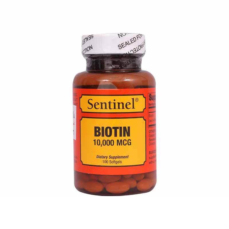 buy online Sentinel Biotin 10000mcg Softgels 100's 1  Qatar Doha