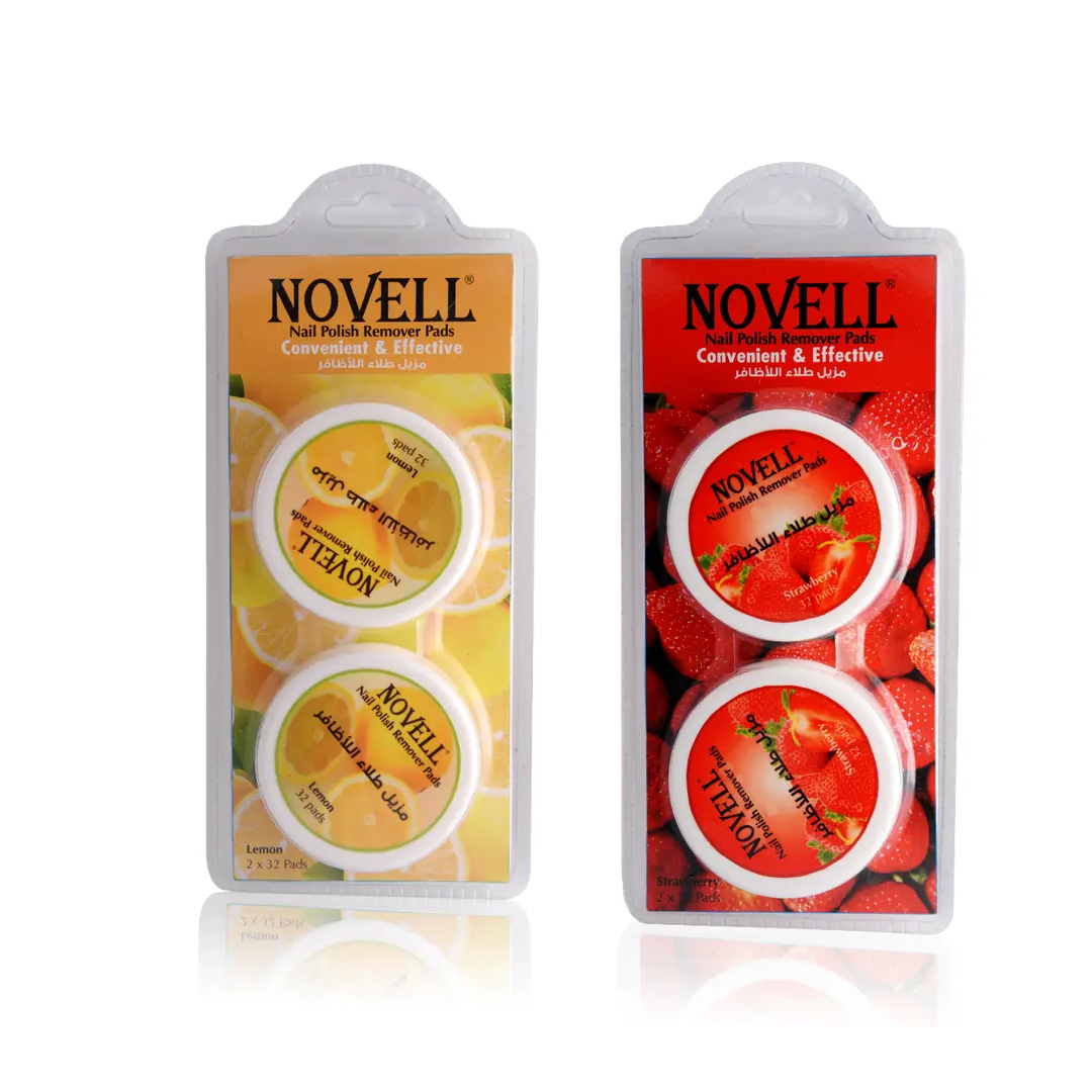 Novell Nail Polish Removal Pad 32.s X 2 - Assorted product available at family pharmacy online buy now at qatar doha