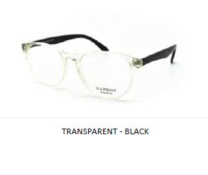 buy online Optical Specs With Out Spring - Transparent Black - 379 1'S P/2.5  Qatar Doha
