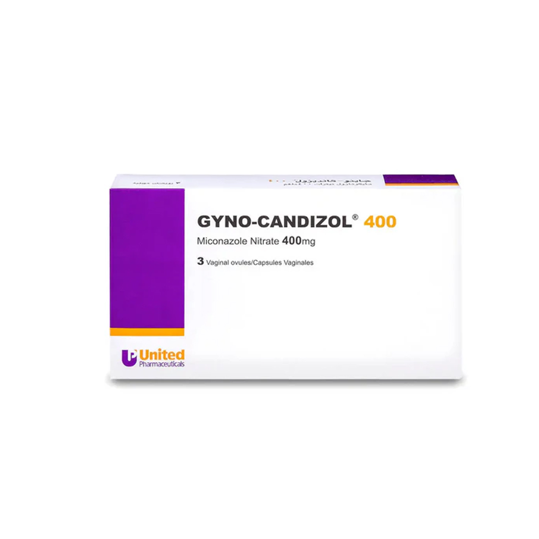 Gyno Candizol 400 Mg Vaginal Ovules 3'S product available at family pharmacy online buy now at qatar doha