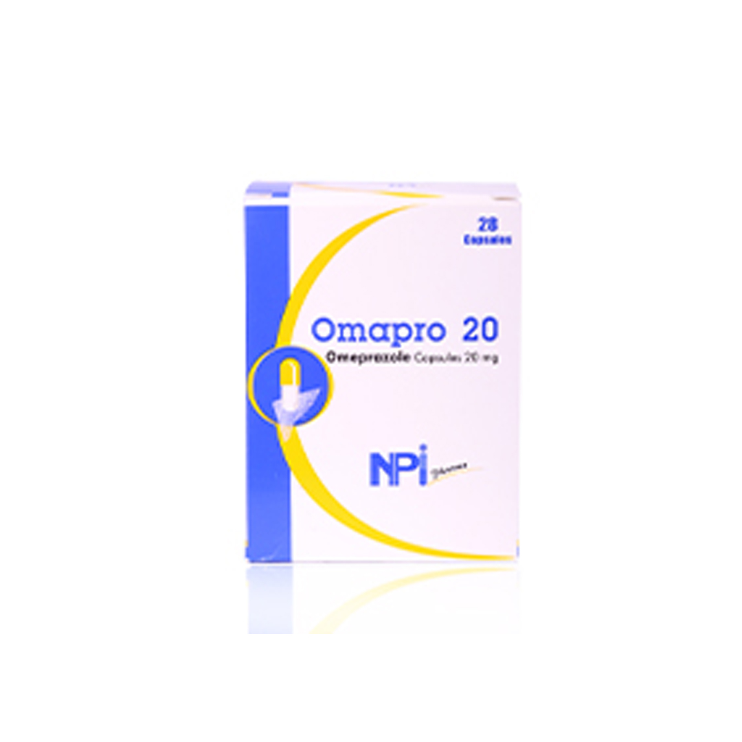 Omapro 20 Mg Capsules 28.s product available at family pharmacy online buy now at qatar doha