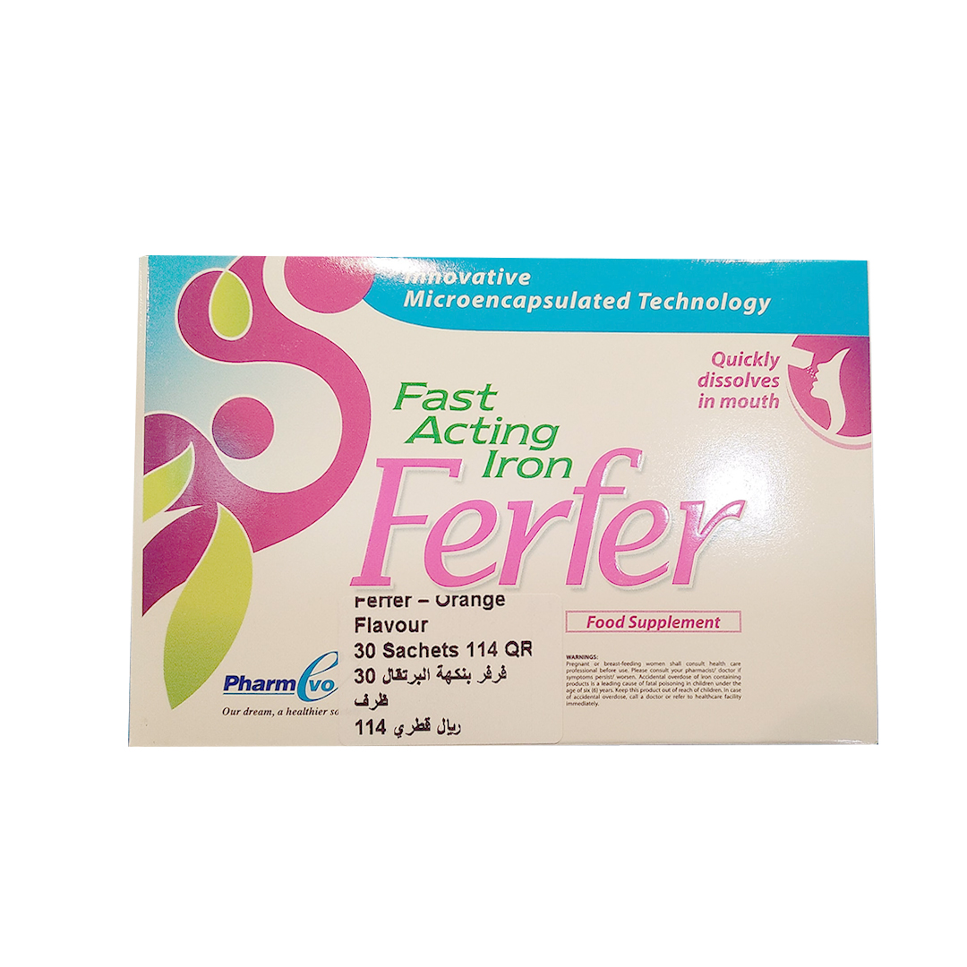 Ferfer Iron Supplement Sachets 30.s product available at family pharmacy online buy now at qatar doha