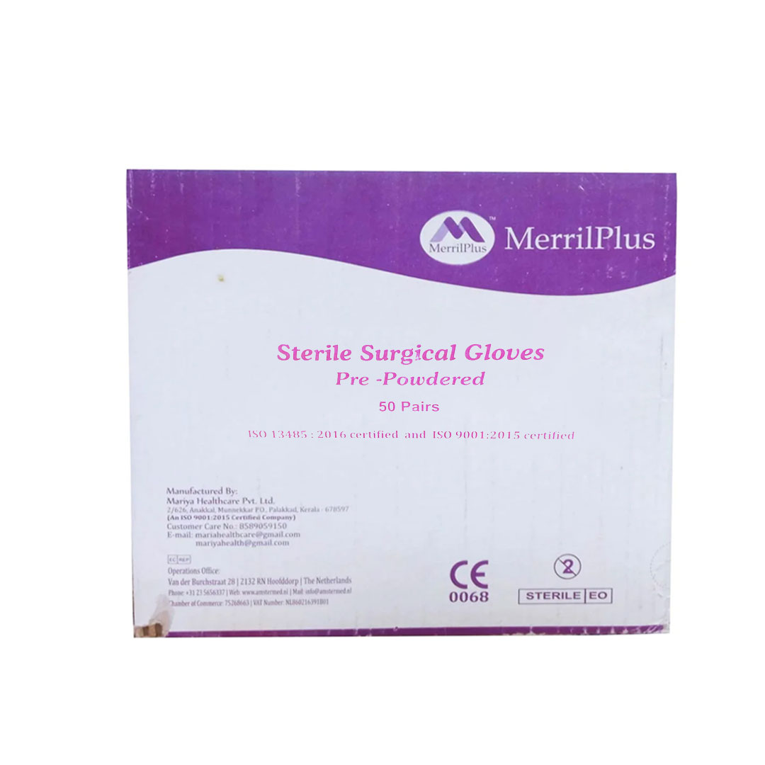 buy online Gloves Latex Surgical /Pf [7.5] Sterile 50'S 1  Qatar Doha