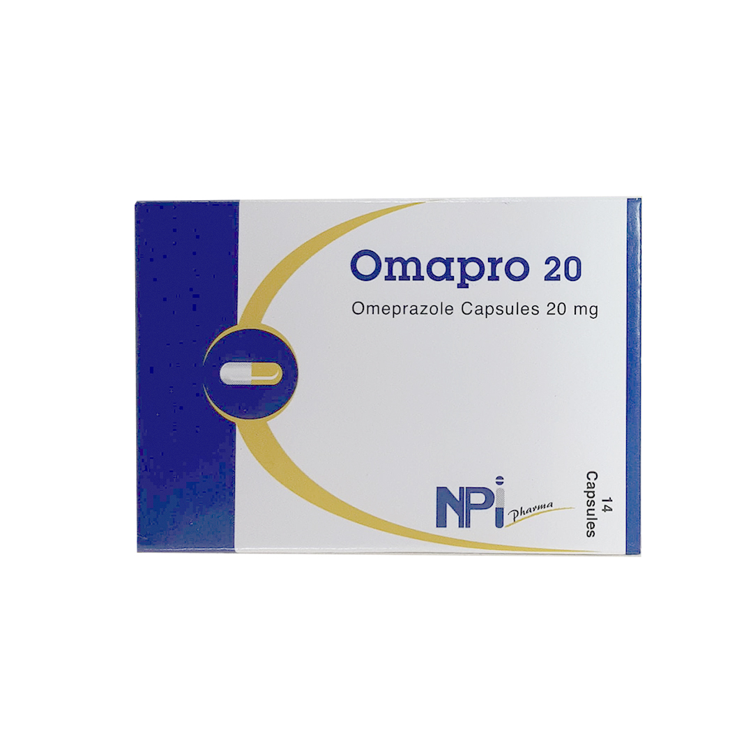 buy online OMAPRO 20MG CAPSULES 14'S 1  Qatar Doha