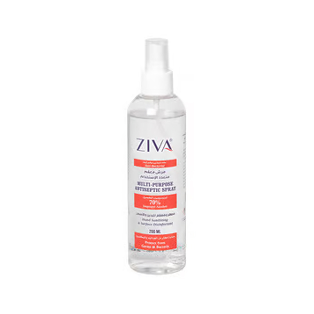 buy online ANTISEPTIC MULTIPURPOSE (70%ALCOHOL) SPRAY 250ML#ZIVA 1  Qatar Doha