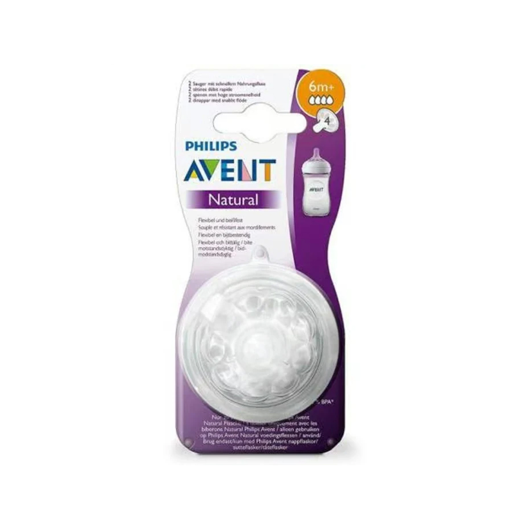 Philips Avent Natural Feeding Teats 6M+ 2'S product available at family pharmacy online buy now at qatar doha