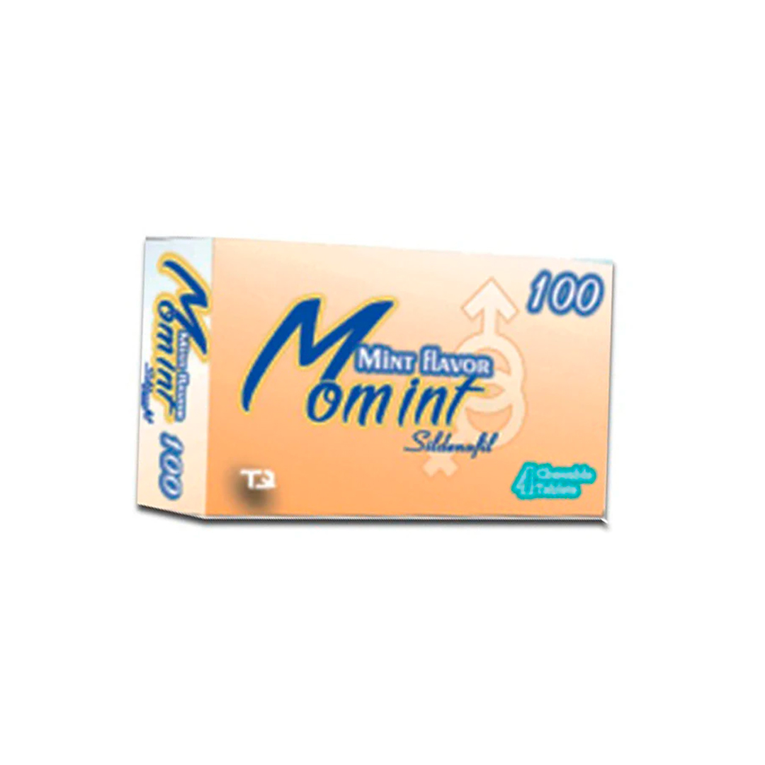 buy online MOMINT 100MG CHEWABLE TABLET 4'S 1  Qatar Doha