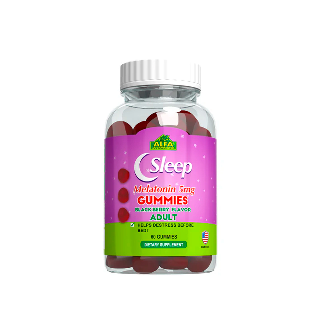 buy online ALFA SLEEP (MELATONIN ) ADULT GUMMIES -60'S 1  Qatar Doha