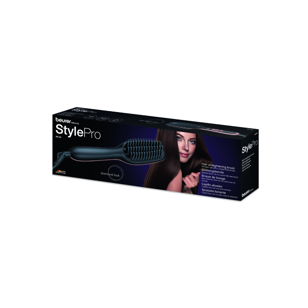 buy online Beurer Hair Straightning Brush 1's - Hs60 1  Qatar Doha