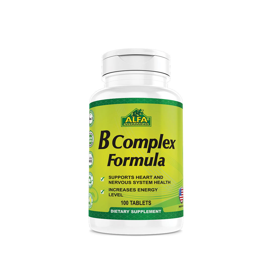 Alfa B Complex Plus Vitamin C 100.s #17016 product available at family pharmacy online buy now at qatar doha